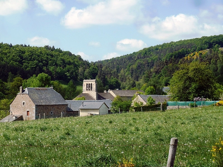 Vue sur le village - La Fage-Saint-Julien