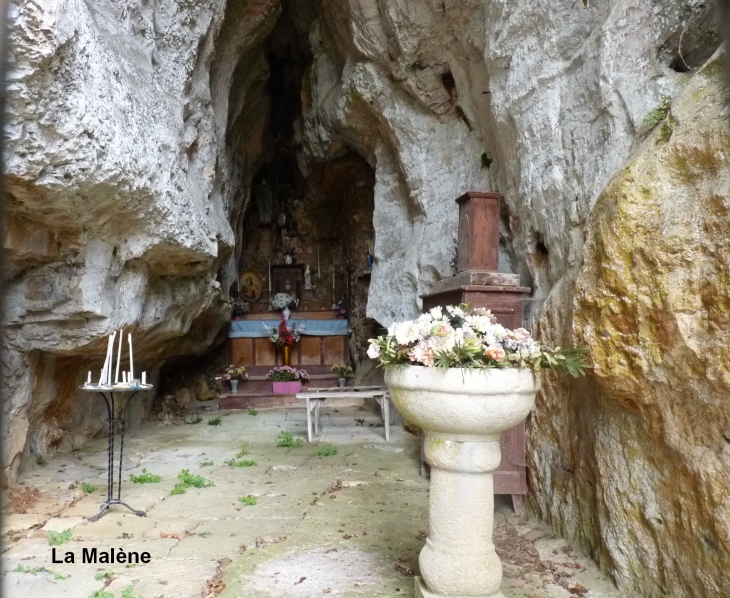 La grotte de Notre-Dame  Crédit : André Pommiès - La Malène