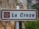 La Croze, commune de la Malène