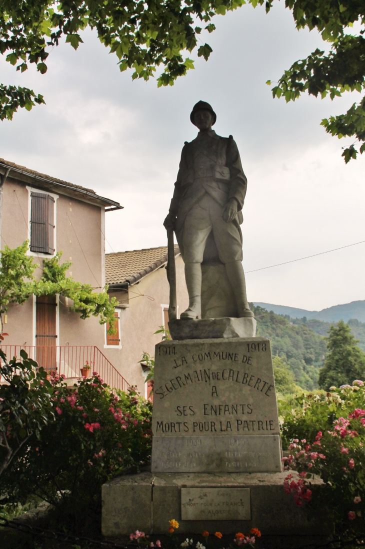 Monument aux Morts - Saint-Germain-de-Calberte