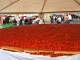 Tarte géante à la Fête de la Fraise.