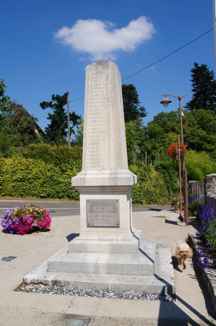 Le Monument aux Morts - Saint-Sornin-Lavolps