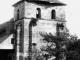Le clocher, vers 1900 (carte postale ancienne).
