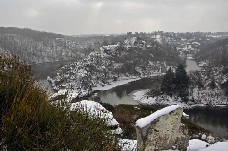 Méandre de la Creuse en hiver - Crozant