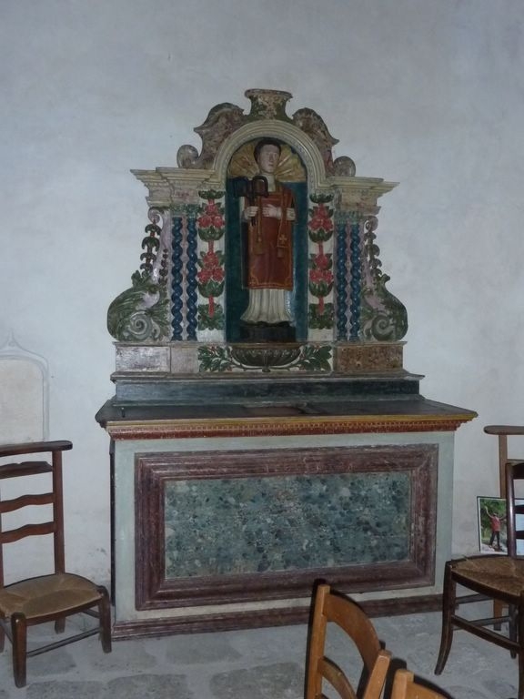 Eglise Moûtier - petit autel - Felletin