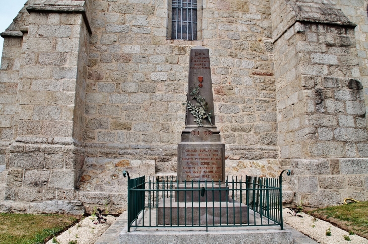 Monument-aux-Morts - Lioux-les-Monges