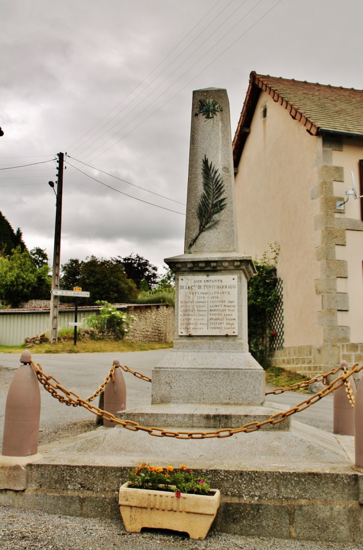 Monument-aux-Morts - Pontcharraud