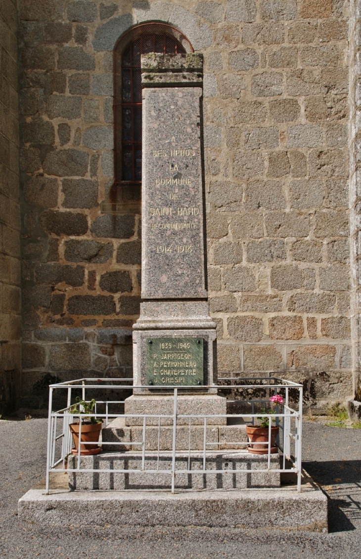 Monument-aux-Morts - Saint-Bard