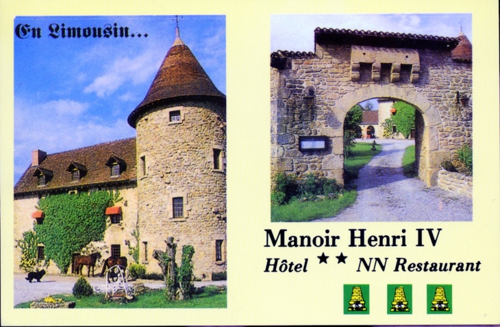 Restaurant (carte postale de 1990). - Bessines-sur-Gartempe