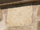Détail : pierre gravée - eglise de Saint-Amand.