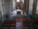 La nef vers le choeur (du balcon). Eglise de Saint-Amand.