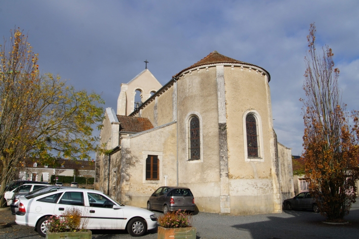 Le chevet de l'église Saint Maurice de 1886. - Saint-Maurice-les-Brousses