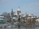 L'église sous la neige