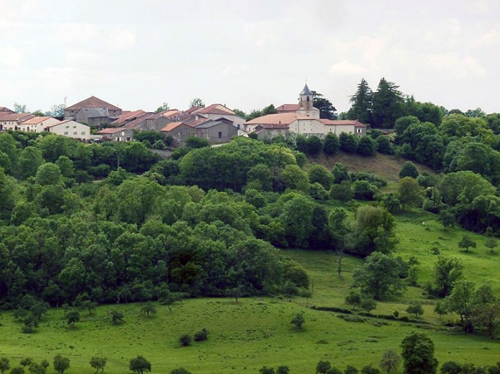 Village perché sur la colline de Sion - Vaudémont