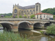 Ville basse  : le Grand Pont Neuf et l'église Notre Dame