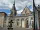 pllace Stanislas :vue sur le clocher de l'église Saint Pantaleon