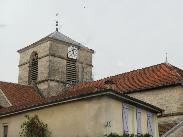 Le clocher de l'église - Rupt-aux-Nonains