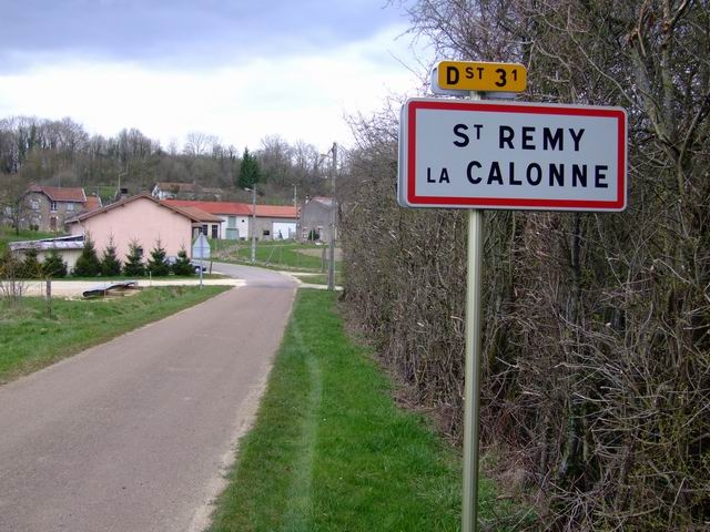 L'entrée du village par Hattonchatel - Saint-Remy-la-Calonne