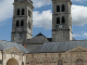 ville haute : les clochers de la cathédrale vus du palais épiscopal