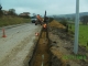 remplacement d'une conduite d'eau