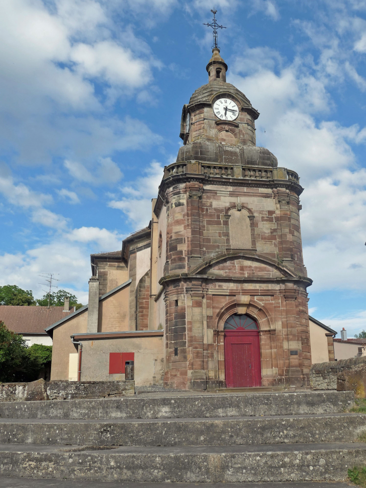 Le clocher de l'église - Niderviller