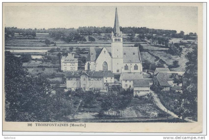 Vue de l'Eglise - Troisfontaines