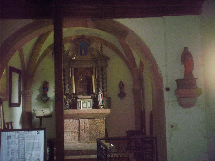 Chapelle Sainte Anne Interieur Martimpré - Gerbépal