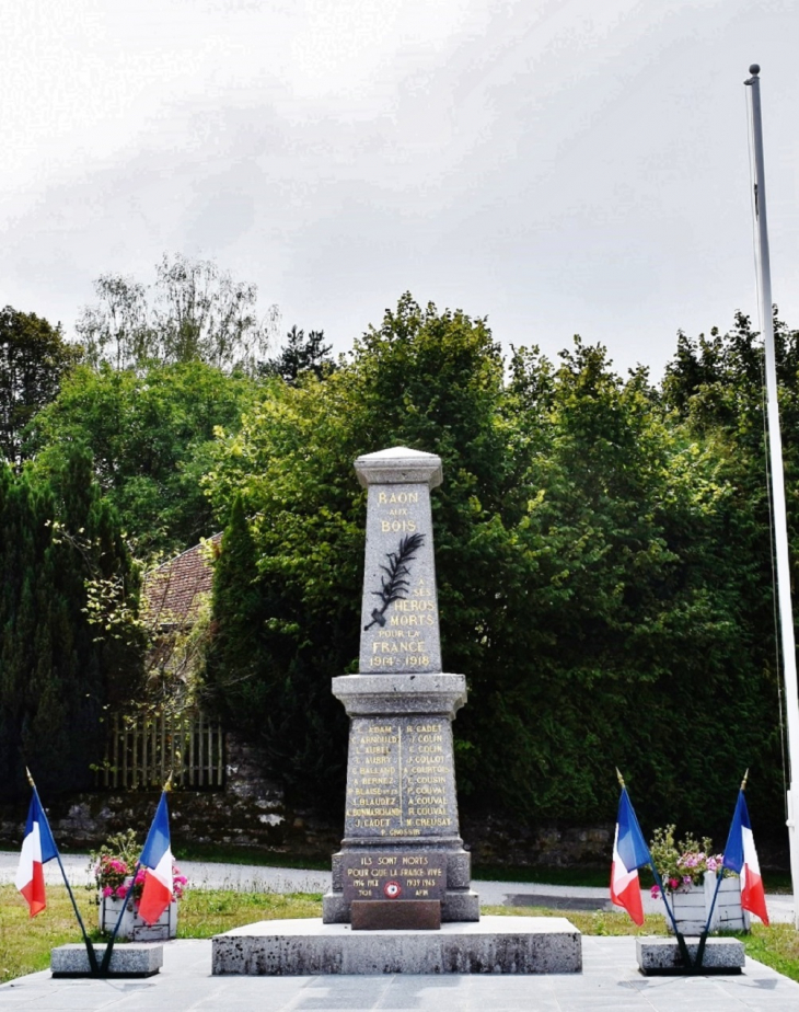 Monument-aux-Morts - Raon-aux-Bois