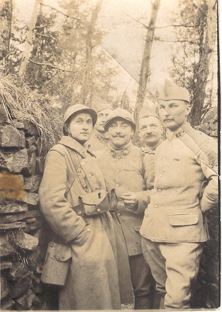 1917 photo d'inconnue 05-1917-01 vosges tranchée poilus a - Saint-Dié-des-Vosges