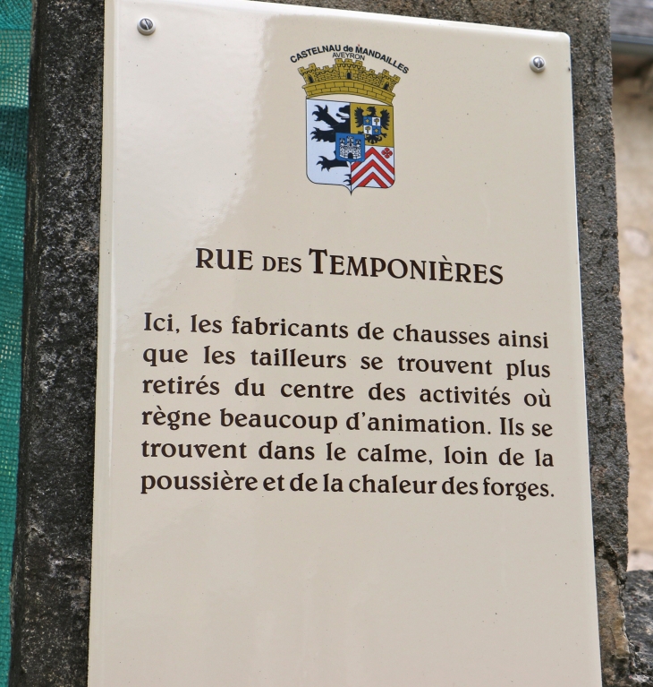 Rue des Temponières. - Castelnau-de-Mandailles