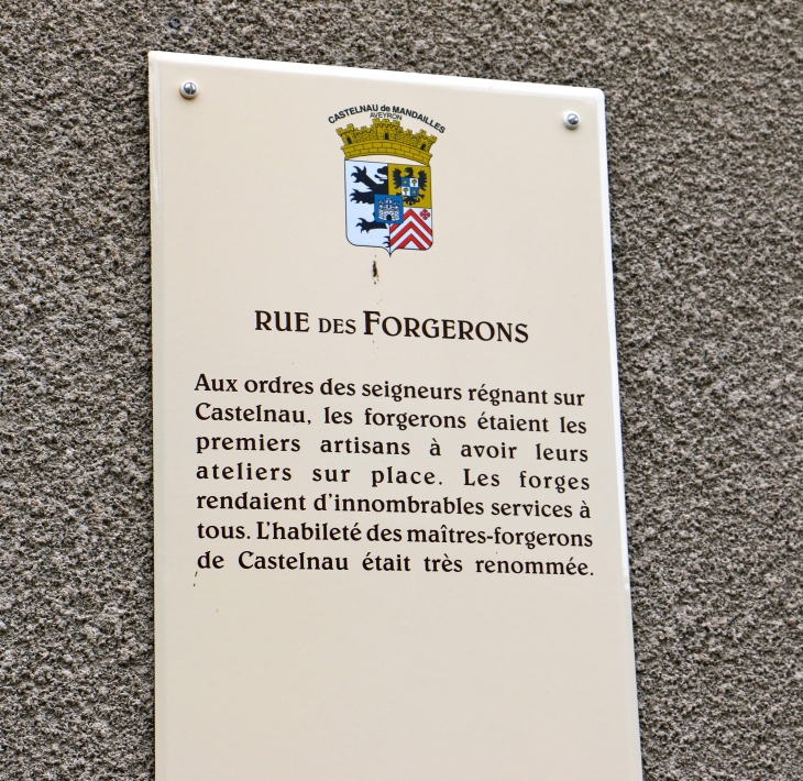 Rue des Forgerons. - Castelnau-de-Mandailles