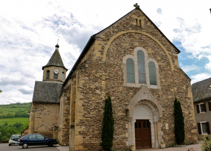 L'église Saint thomas de Becket du XIXe siècle. - Castelnau-de-Mandailles