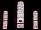 Vitraux de l'église abbatiale de l'abbaye de Bonnecombe.