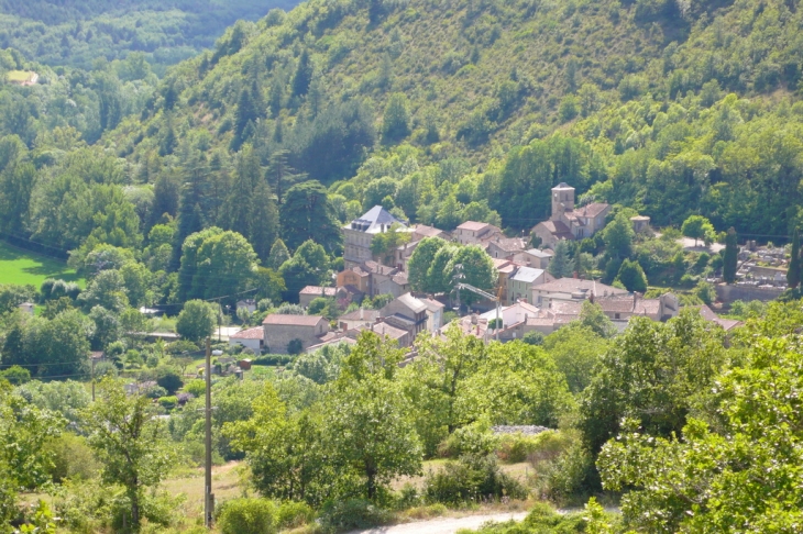 Vue aérienne du village - Fondamente