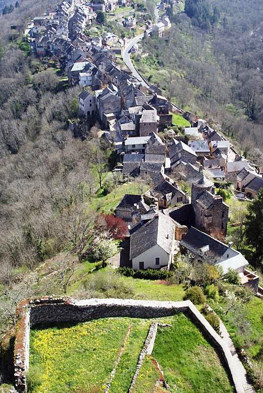 Le village vu du donjon - Najac