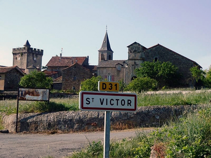 Vue sur Saint Victor - Saint-Victor-et-Melvieu