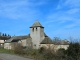 Le hameau de Saint Martin des Faux. Son église Saint Martin, datée du XIVe siècle et remaniée au XVIIIe siècle.