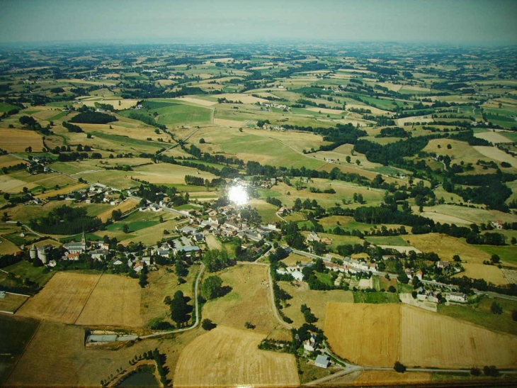 Vue aérienne de Sanvensa