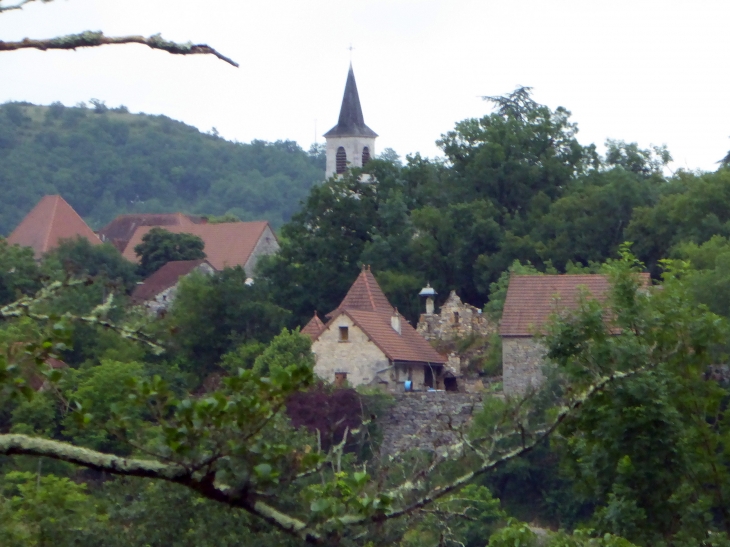 Vue sur le village - Saujac