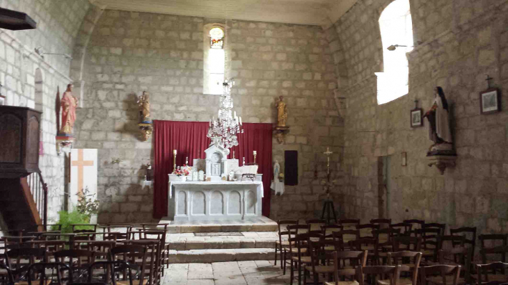 église Sainte Marie des Loubières - Castelnau-sur-l'Auvignon