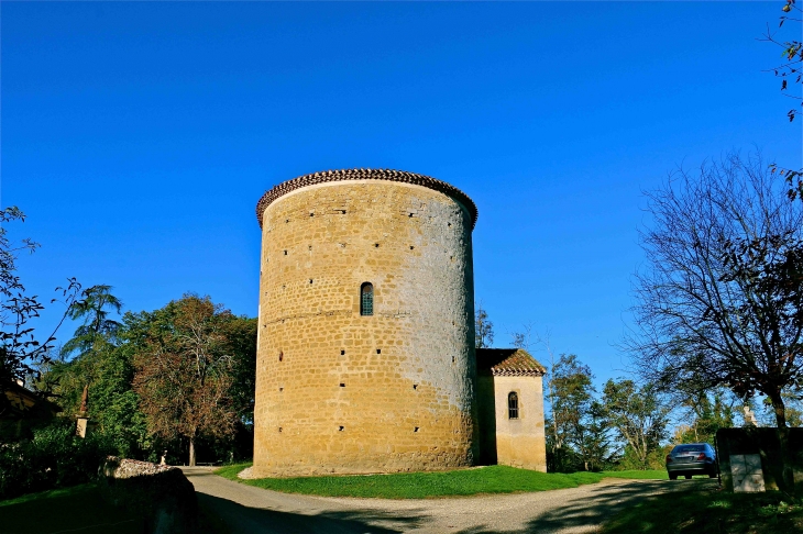 Les vestiges du château - Lamaguère