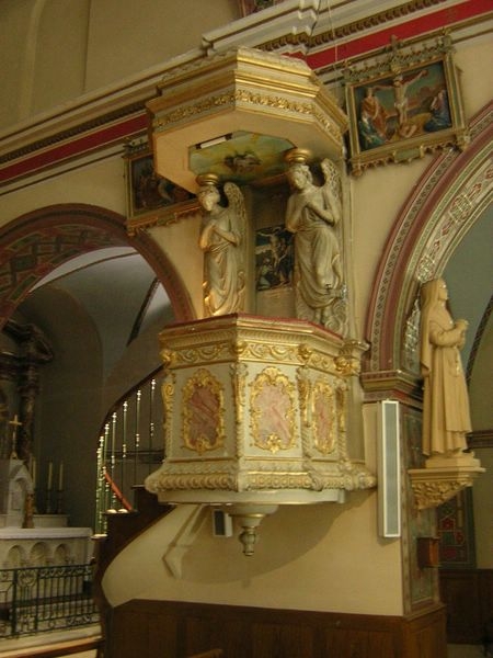 Aurignac : Chaire de l'église St Pierre (XIXème)