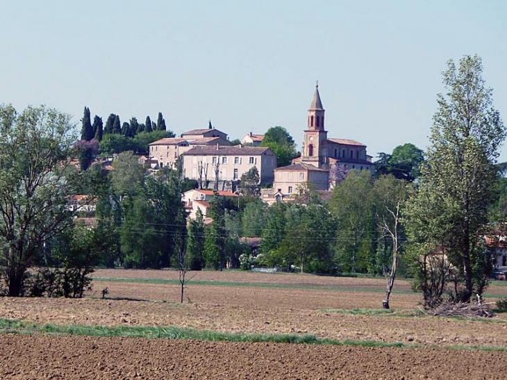 Vue sur le village - Montégut-Lauragais