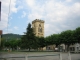 Roquefort  : Place village et église
