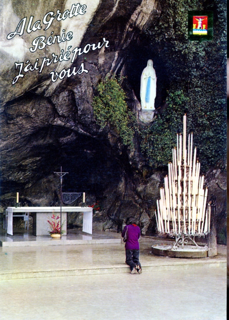 La Grotte Miraculeuse (carte postale). - Lourdes