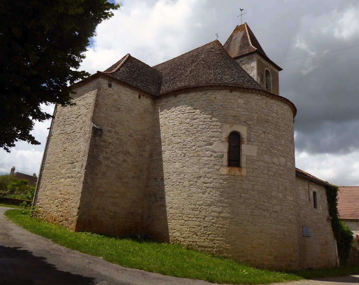 Derrière l'église - Fontanes-du-Causse