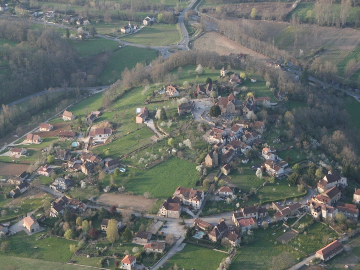 Vue aérienne - Saint-Jean-Lespinasse