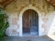 Photo suivante de Cazes-Mondenard Le portail de la chapelle de Saint-Quintin.