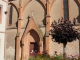 Photo suivante de Cordes-Tolosannes Portail de la façade latérale sud de l'église Saint Pierre et Saint Paul.
