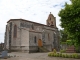 Façade latérale de l'église de Saint-Paul des Brugues.